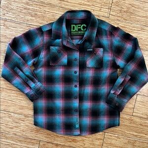 DIXXON Blue and Pink Button Down Shirt